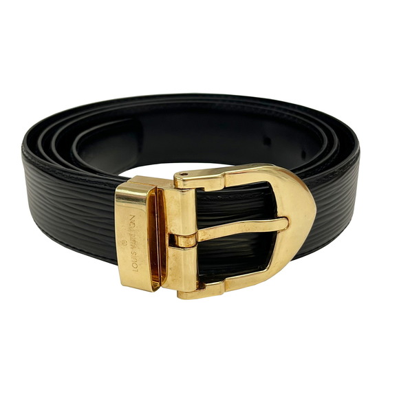 LOUIS VUITTON Epi Centur M6832Q VI0020 Black Belt, Size 110, for Men and Women - Picture 1 of 8